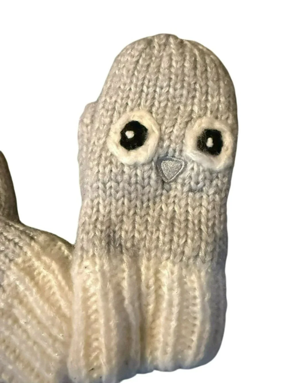 The Childrens Place Big Girls Owl Animal Critter Gray Mittens
